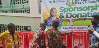 MoFA receives 100 jet motorised sprayers from K Badu agrochemicals to support the Feed Ghana Project.