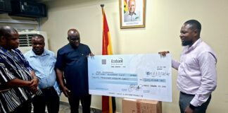 Callighana donates GH¢50 thousand worth of items to the Ministry of Agric to support the 41st Farmers’ Day Celebration