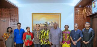 Olam Agri Ghana pays courtesy call on President John Dramani Mahama