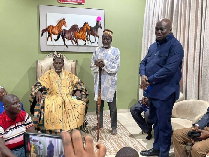 Eric Opoku in Damango. Damango Chief