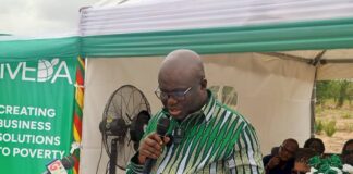 Agric Minister commissioned 25 completed solar powered boreholes in the 3 Northen Regions